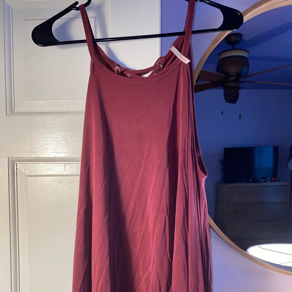 Maroon Tank Top